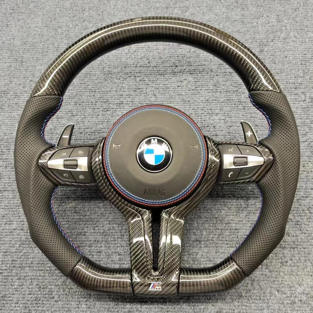 Carbon Fiber Steering Wheel for BMW F-Chassis (2010-2018) by MAXEAGLE