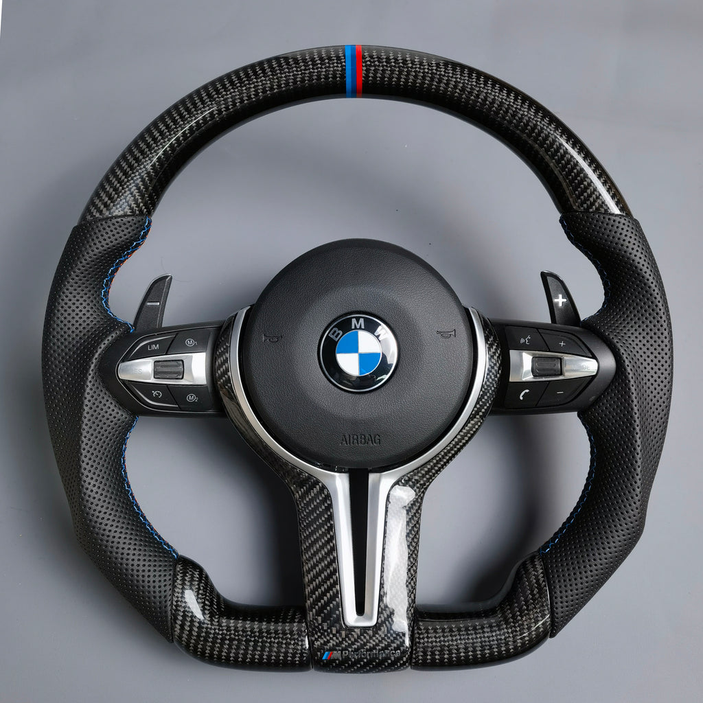 Carbon Fiber Steering Wheel for BMW F-Chassis (2010-2018) by MAXEAGLE