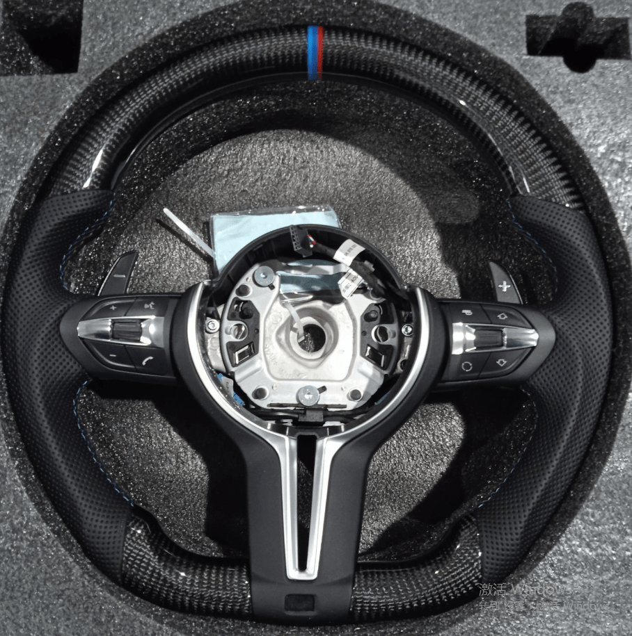 Carbon Fiber & Leather M-Style Steering Wheel for BMW E60 LCI (2006-2009)