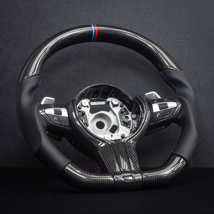 Carbon Fiber & Leather M-Style Steering Wheel for BMW E60 LCI (2006-2009)