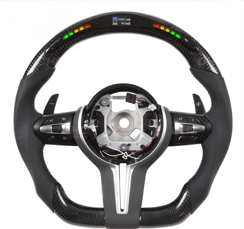 Carbon Fiber LED Display Steering Wheel for BMW 5 Series E60 LCI (2006-2009)