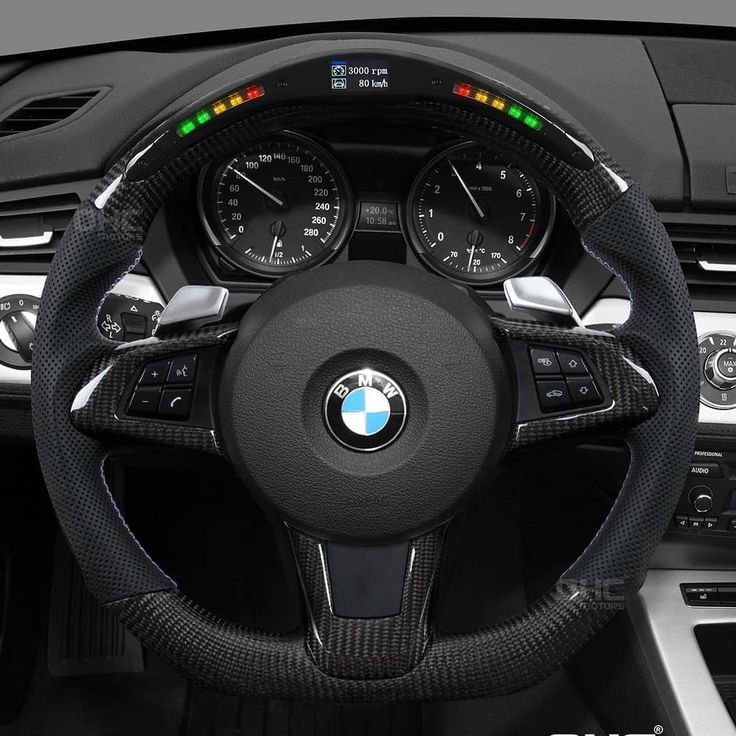 Carbon Fiber LED Display Steering Wheel for BMW 5 Series E60 LCI (2006-2009)