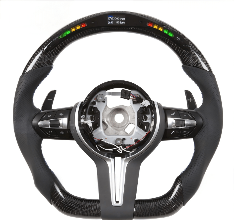 Carbon Fiber Steering Wheel Digital Display for BMW E46 E39 E53 (1995-2006)