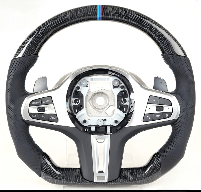 G30 Style Carbon Fiber Steering Wheel for BMW F1X F9X (2010-2018)