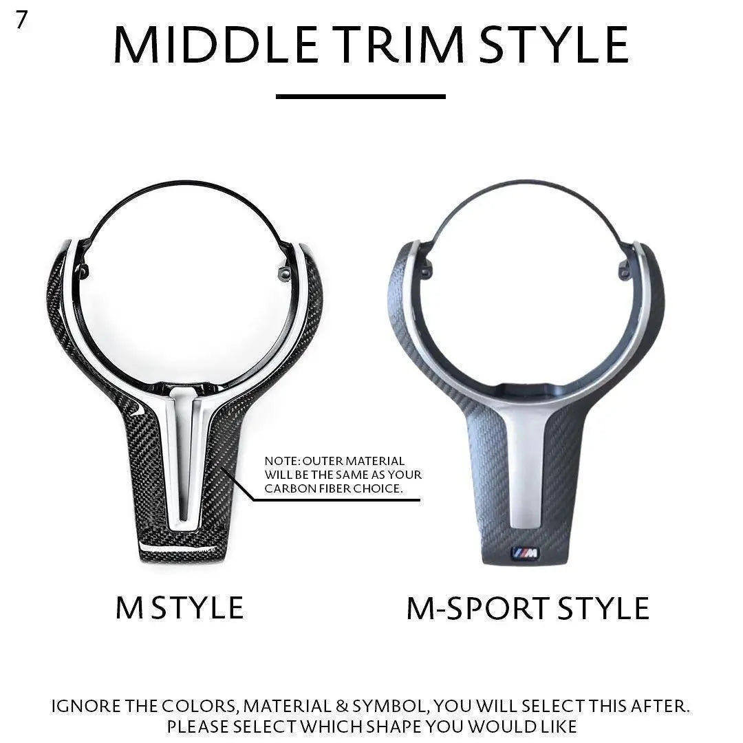 Sport Carbon Fiber Steering Wheel for BMW F1X F2X F3X F4X F8X (2010-2019)